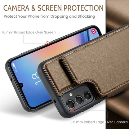 CASEME C22 Series for Samsung Galaxy A54 5G Case RFID Blocking Leather+TPU Phone Cover