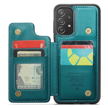 CASEME C22 Series for Samsung Galaxy A52 4G / 5G / A52s 5G Case Card Holder Kickstand Phone Cover