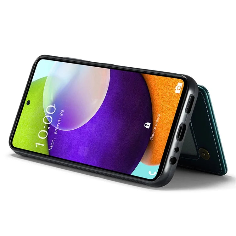 CASEME C22 Series for Samsung Galaxy A52 4G / 5G / A52s 5G Case Card Holder Kickstand Phone Cover