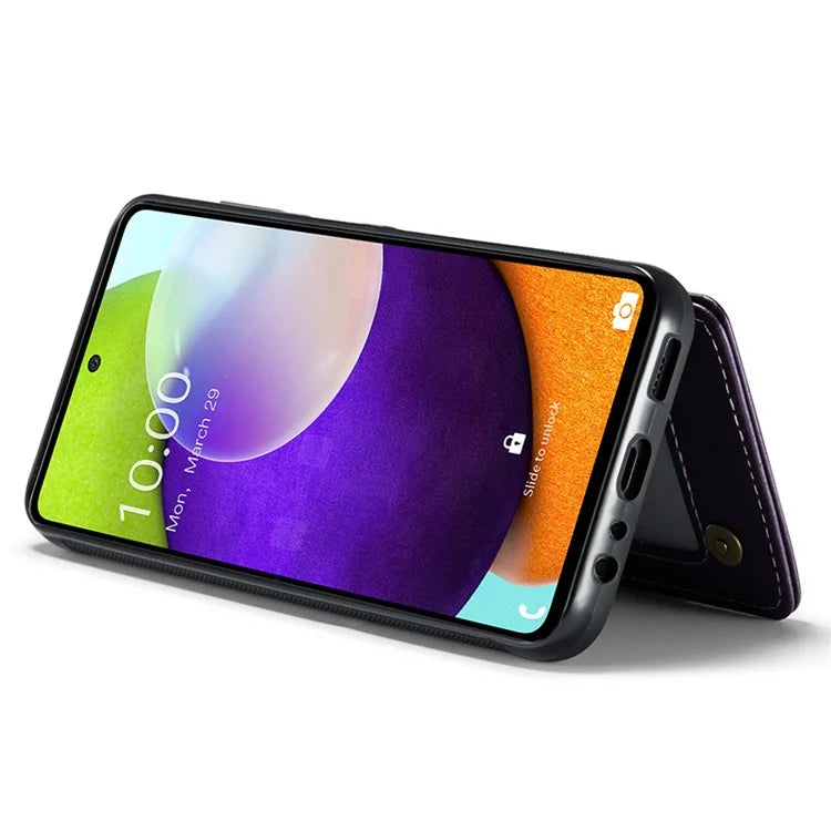 CASEME C22 Series for Samsung Galaxy A52 4G / 5G / A52s 5G Case Card Holder Kickstand Phone Cover
