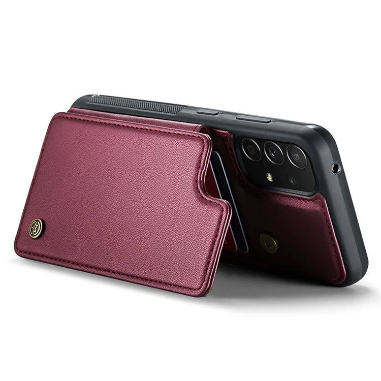CASEME C22 Series for Samsung Galaxy A52 4G / 5G / A52s 5G Case Card Holder Kickstand Phone Cover