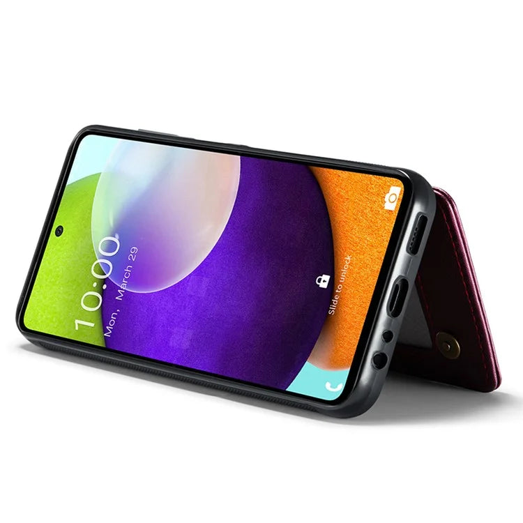 CASEME C22 Series for Samsung Galaxy A52 4G / 5G / A52s 5G Case Card Holder Kickstand Phone Cover