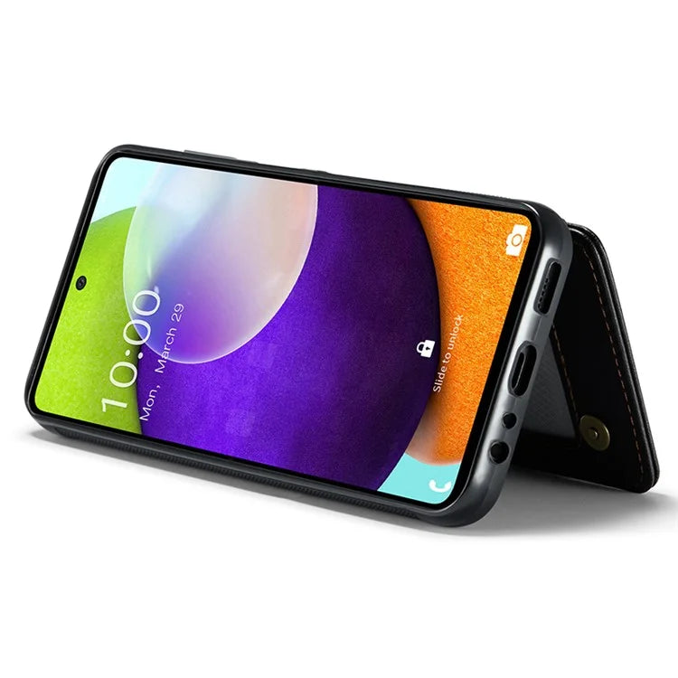 CASEME C22 Series for Samsung Galaxy A52 4G / 5G / A52s 5G Case Card Holder Kickstand Phone Cover