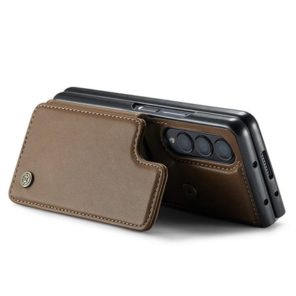 CASEME C22 Series for Samsung Galaxy Z Fold4 5G Case Glossy Kickstand Phone Protector