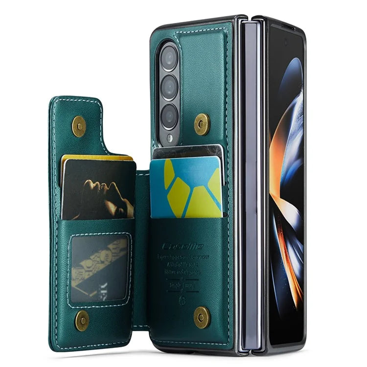 CASEME C22 Series for Samsung Galaxy Z Fold4 5G Case Glossy Kickstand Phone Protector