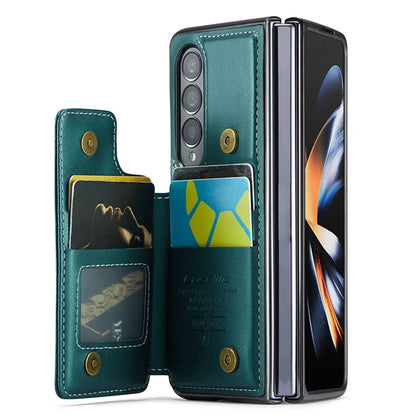 CASEME C22 Series for Samsung Galaxy Z Fold4 5G Case Glossy Kickstand Phone Protector