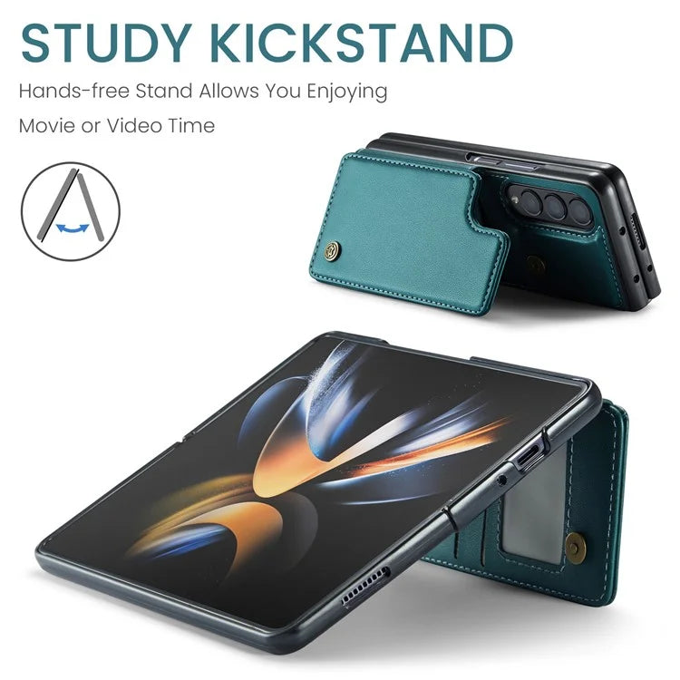 CASEME C22 Series for Samsung Galaxy Z Fold4 5G Case Glossy Kickstand Phone Protector