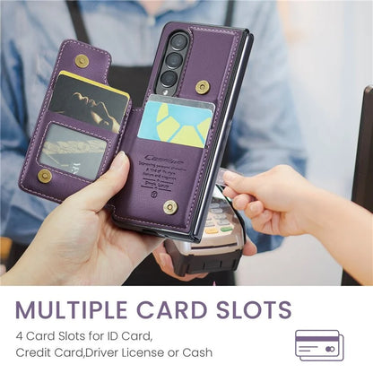 CASEME C22 Series for Samsung Galaxy Z Fold4 5G Case Glossy Kickstand Phone Protector