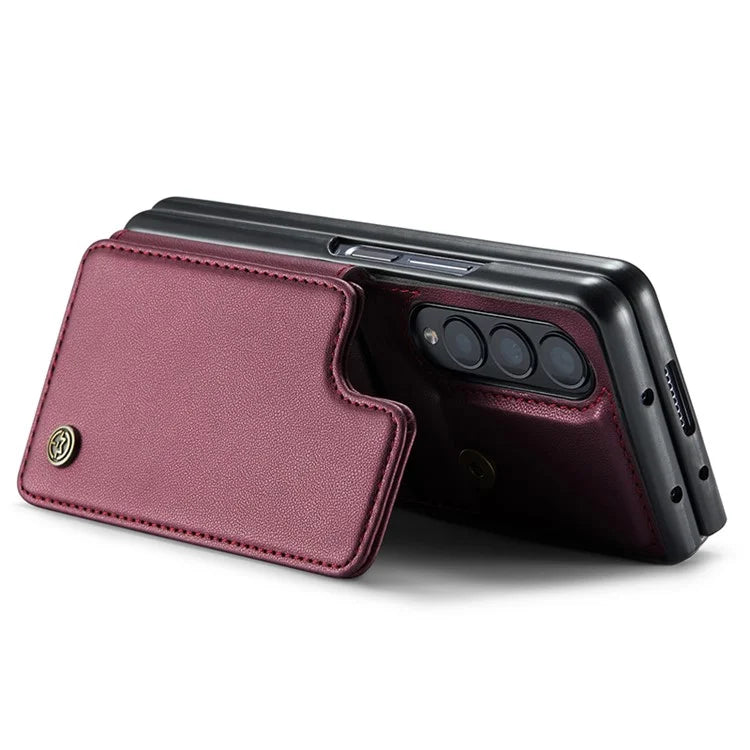 CASEME C22 Series for Samsung Galaxy Z Fold4 5G Case Glossy Kickstand Phone Protector