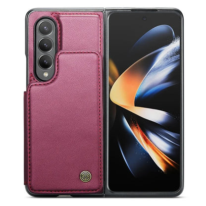 CASEME C22 Series for Samsung Galaxy Z Fold4 5G Case Glossy Kickstand Phone Protector