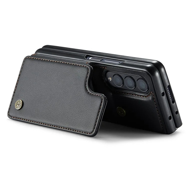 CASEME C22 Series for Samsung Galaxy Z Fold4 5G Case Glossy Kickstand Phone Protector