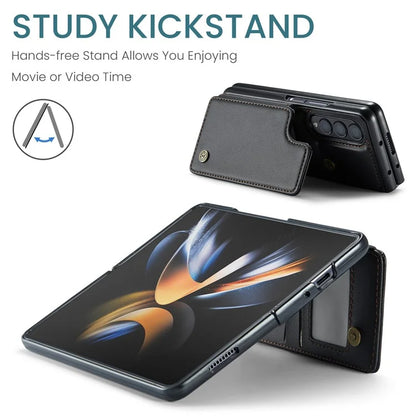 CASEME C22 Series for Samsung Galaxy Z Fold4 5G Case Glossy Kickstand Phone Protector