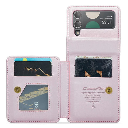 CASEME C22 Series for Samsung Galaxy Z Flip3 5G Case Litchi Texture RFID Blocking Mobile Phone Cover