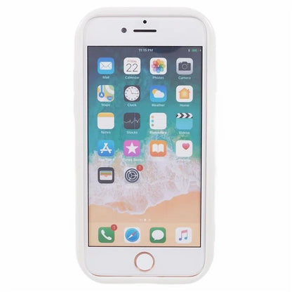 For iPhone 7 / 8 / SE (2020) / SE (2022) Phone Case Wave Shape Frame TPU Cover
