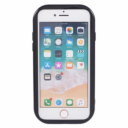 For iPhone 7 / 8 / SE (2020) / SE (2022) Phone Case Wave Shape Frame TPU Cover