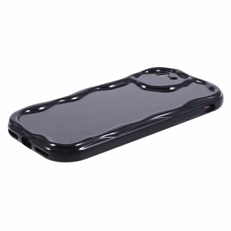 For iPhone 7 / 8 / SE (2020) / SE (2022) Phone Case Wave Shape Frame TPU Cover