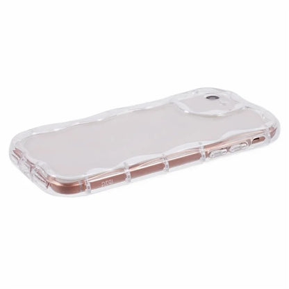 For iPhone 7 / 8 / SE (2020) / SE (2022) Phone Case Wave Shape Frame TPU Cover