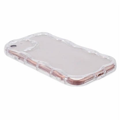 For iPhone 7 / 8 / SE (2020) / SE (2022) Phone Case Wave Shape Frame TPU Cover