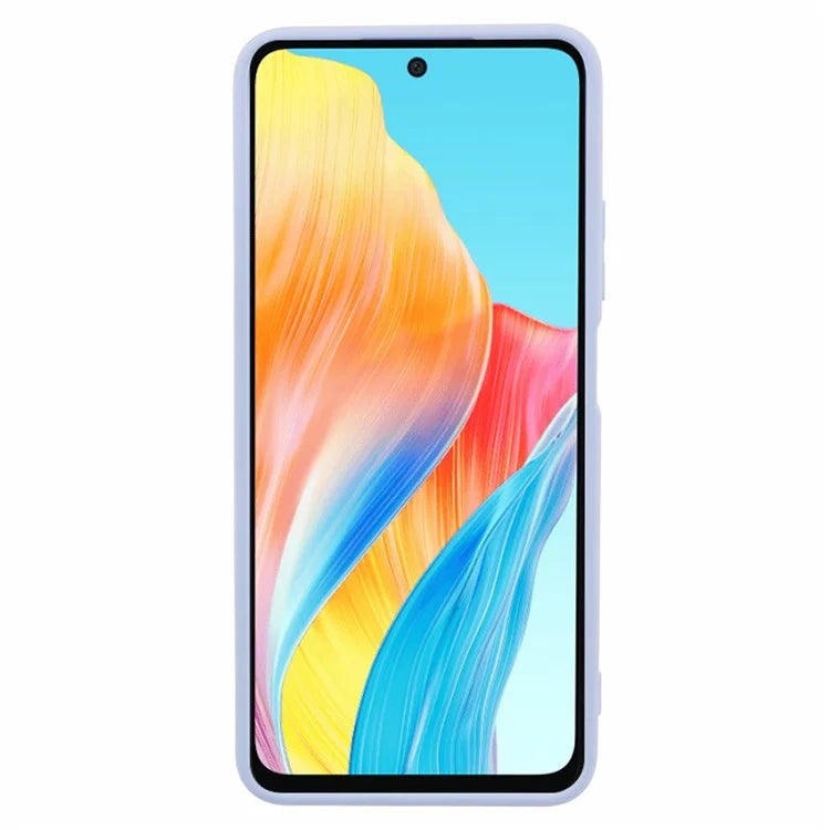 For Oppo A58 4G TPU Case Fiber Lining Anti-Scratch Phone Cover