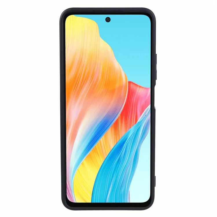 For Oppo A58 4G TPU Case Fiber Lining Anti-Scratch Phone Cover