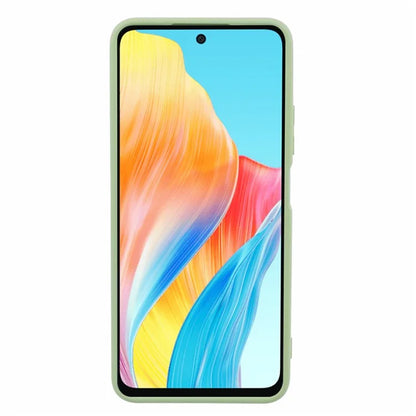 For Oppo A58 4G TPU Case Fiber Lining Anti-Scratch Phone Cover