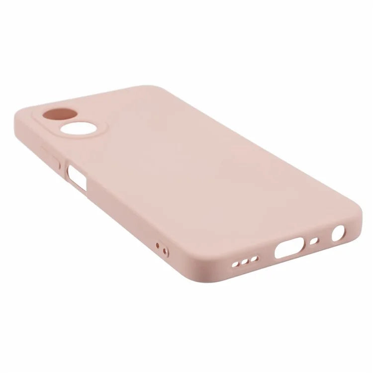For Oppo A78 4G TPU Case Soft Touch Fiber Lining Rubberized Phone Cover