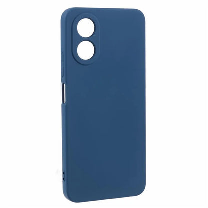 For Oppo A78 4G TPU Case Soft Touch Fiber Lining Rubberized Phone Cover