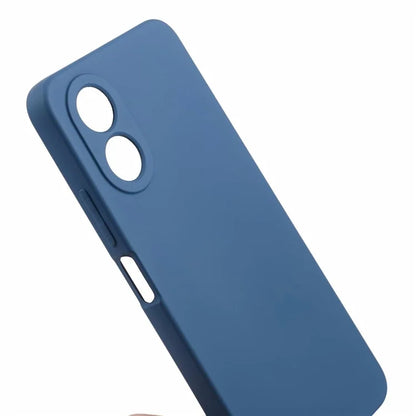 For Oppo A78 4G TPU Case Soft Touch Fiber Lining Rubberized Phone Cover