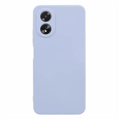 For Oppo A78 4G TPU Case Soft Touch Fiber Lining Rubberized Phone Cover