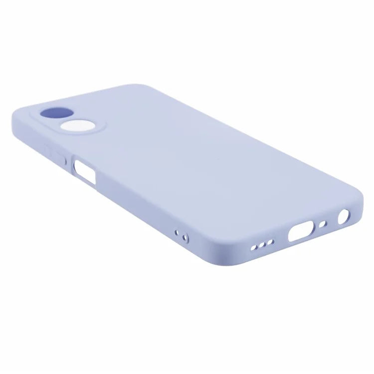 For Oppo A78 4G TPU Case Soft Touch Fiber Lining Rubberized Phone Cover