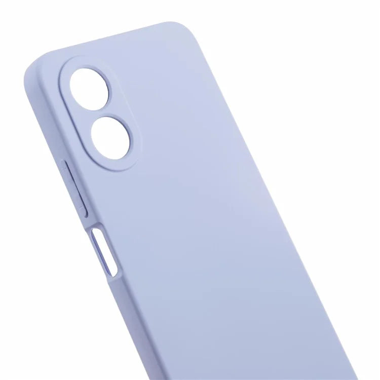 For Oppo A78 4G TPU Case Soft Touch Fiber Lining Rubberized Phone Cover