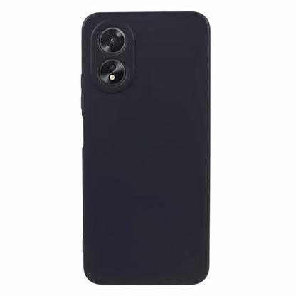 For Oppo A78 4G TPU Case Soft Touch Fiber Lining Rubberized Phone Cover