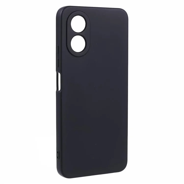 For Oppo A78 4G TPU Case Soft Touch Fiber Lining Rubberized Phone Cover