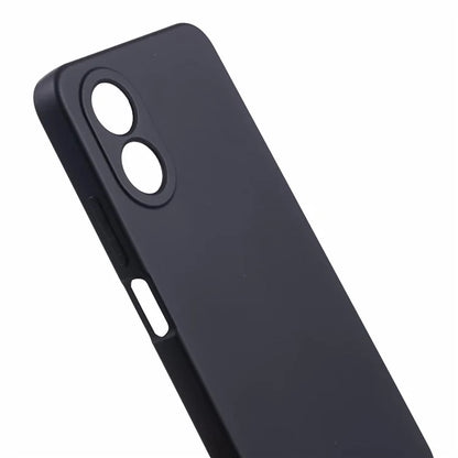For Oppo A78 4G TPU Case Soft Touch Fiber Lining Rubberized Phone Cover
