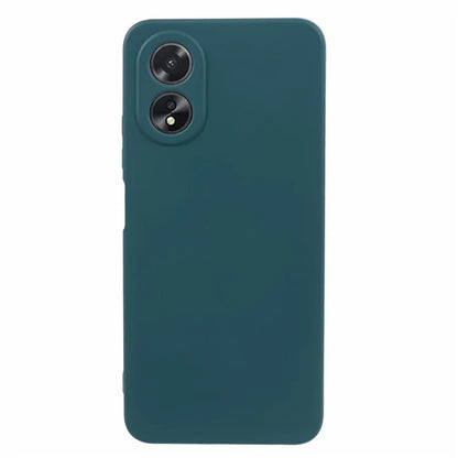 For Oppo A78 4G TPU Case Soft Touch Fiber Lining Rubberized Phone Cover