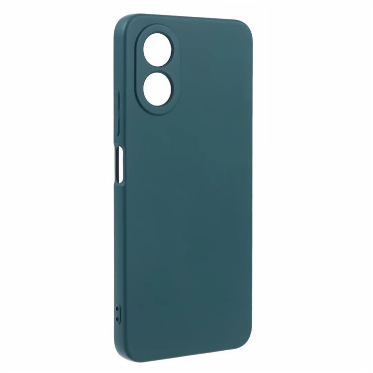 For Oppo A78 4G TPU Case Soft Touch Fiber Lining Rubberized Phone Cover