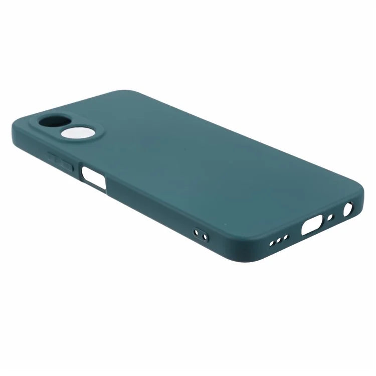 For Oppo A78 4G TPU Case Soft Touch Fiber Lining Rubberized Phone Cover