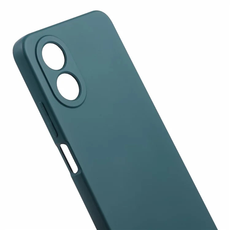 For Oppo A78 4G TPU Case Soft Touch Fiber Lining Rubberized Phone Cover