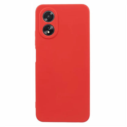 For Oppo A78 4G TPU Case Soft Touch Fiber Lining Rubberized Phone Cover