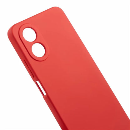 For Oppo A78 4G TPU Case Soft Touch Fiber Lining Rubberized Phone Cover
