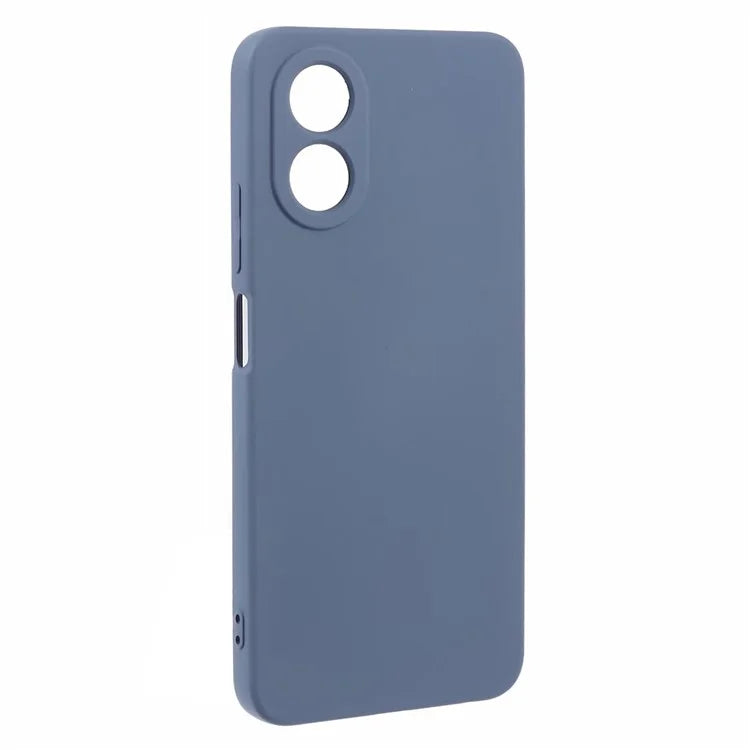 For Oppo A78 4G TPU Case Soft Touch Fiber Lining Rubberized Phone Cover