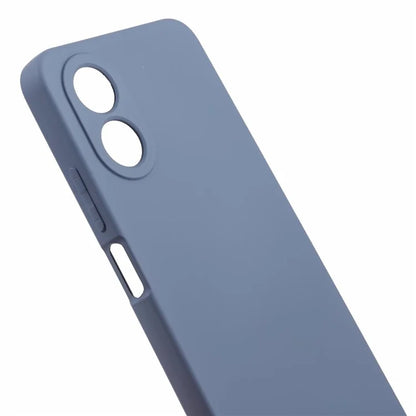 For Oppo A78 4G TPU Case Soft Touch Fiber Lining Rubberized Phone Cover