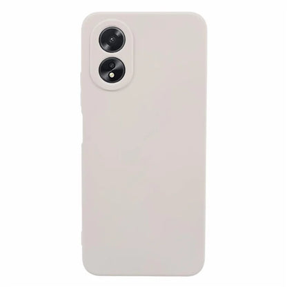 For Oppo A78 4G TPU Case Soft Touch Fiber Lining Rubberized Phone Cover