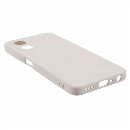 For Oppo A78 4G TPU Case Soft Touch Fiber Lining Rubberized Phone Cover