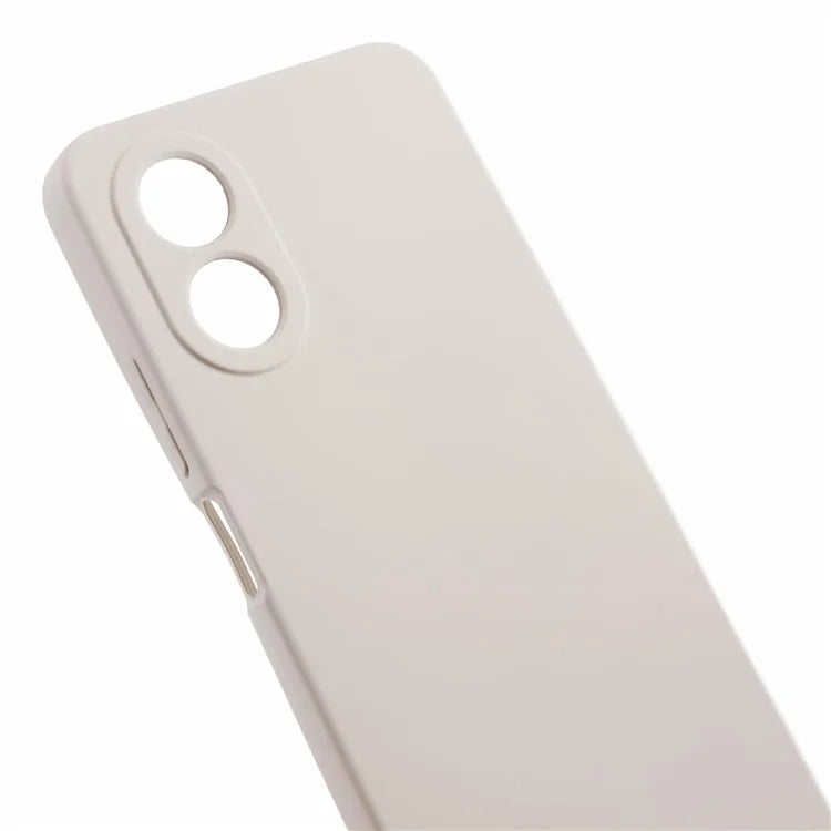 For Oppo A78 4G TPU Case Soft Touch Fiber Lining Rubberized Phone Cover