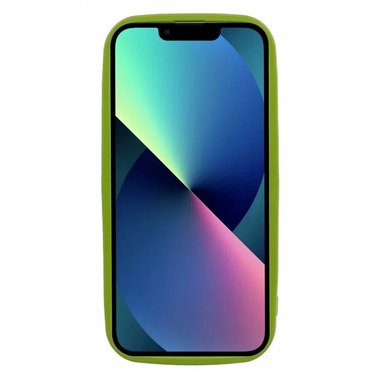 DY Series For iPhone 13 6.1 inch Case Soft TPU Rubberized Mobile Phone Back Cover (Precise Cutout)