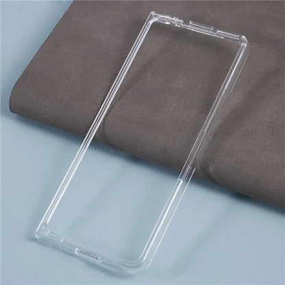 For Samsung Galaxy Z Fold5 5G Clear Case Hard PC Pattern Printing Folding Phone Cover