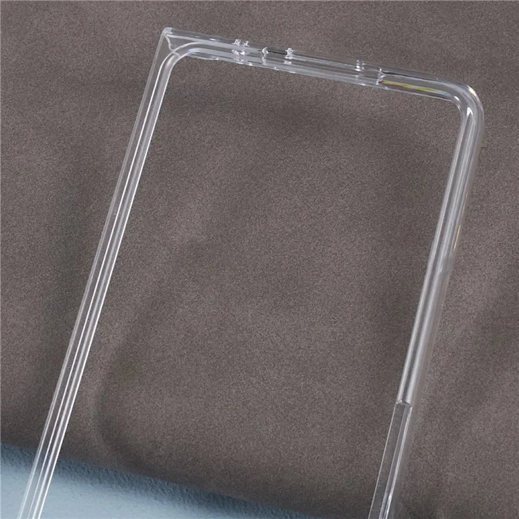 For Samsung Galaxy Z Fold5 5G Clear Case Hard PC Pattern Printing Folding Phone Cover
