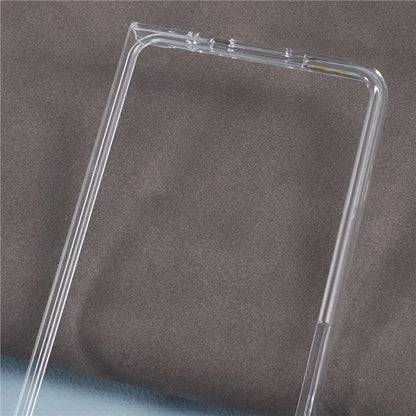 For Samsung Galaxy Z Fold5 5G Clear Case Hard PC Pattern Printing Folding Phone Cover