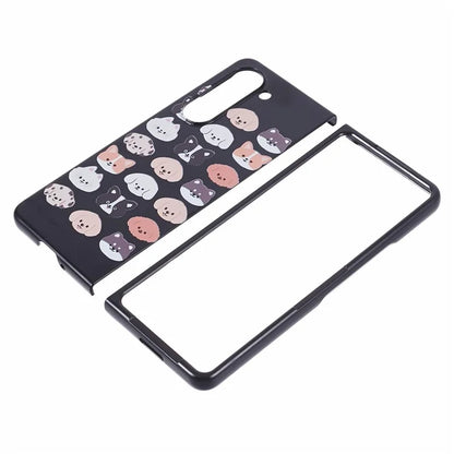 For Samsung Galaxy Z Fold5 5G Phone Case Hard PC Pattern Protective Cover